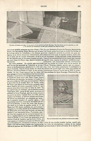 LAMINA ESPASA 13939: Retrato de Colon de 1596