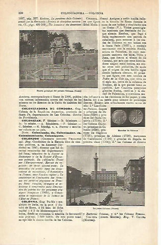 LAMINA ESPASA 13957: Palacio Colonna en Roma