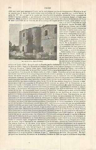 LAMINA ESPASA 13935: La casa de Colon en Santo Domingo