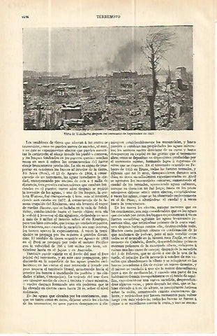 LAMINA ESPASA 13883: Yokohama despues del terremoto de 1923