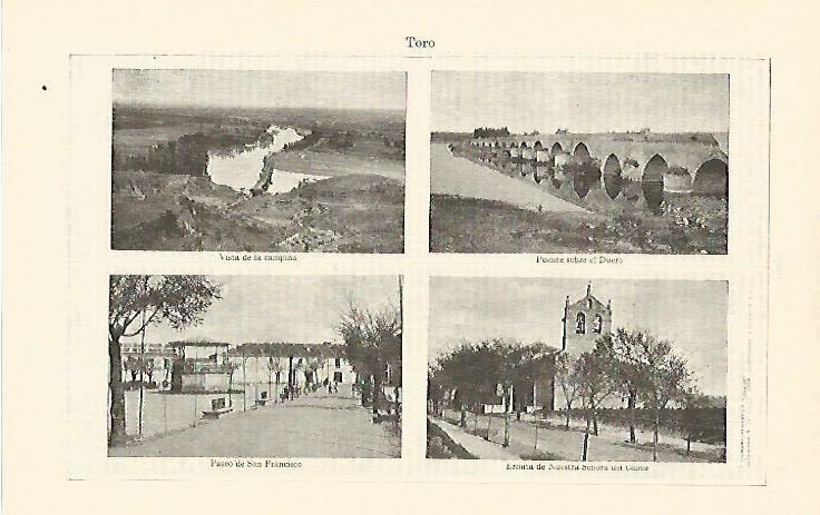 LAMINA ESPASA 1345: Paisajes de Toro Zamora