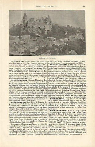 LAMINA ESPASA 13723: Castillo de La Rochenot Francia