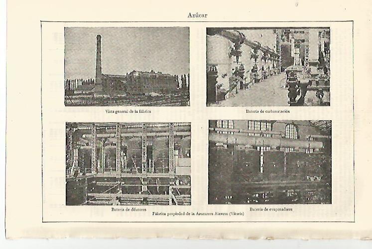 LAMINA ESPASA 13077: Fabrica la Azucarera Alavesa en Vitoria