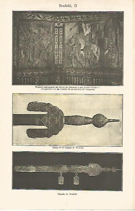 LAMINA ESPASA 13131: Espada de Boabdil