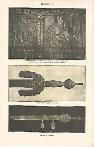 LAMINA ESPASA 13131: Espada de Boabdil