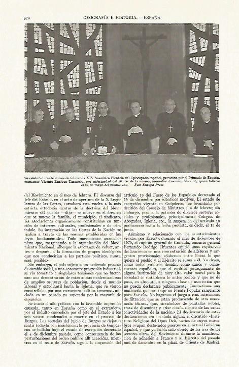 LAMINA ESPASA 13393: XIV Asamblea Plenaria del Episcopado Español