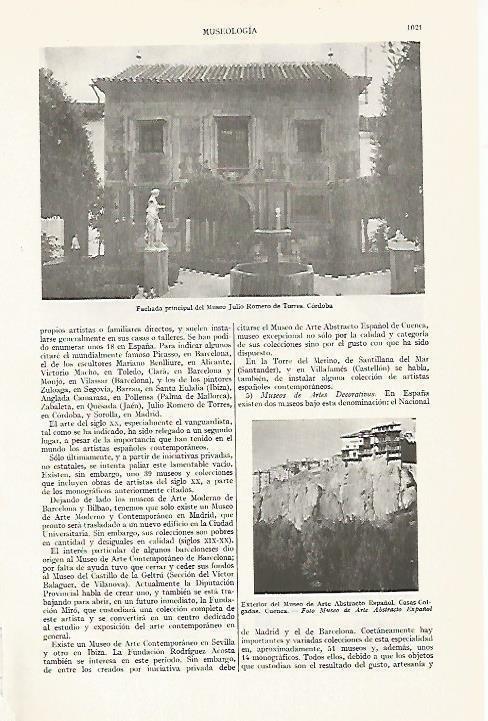 LAMINA ESPASA 13477: Museo Julio Romero de Torres en Cordoba