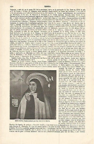 LAMINA ESPASA 13858: Santa Teresa por fray Juan de la Miseria