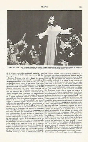 LAMINA ESPASA 13499: Escena de Jesucristo Superstar