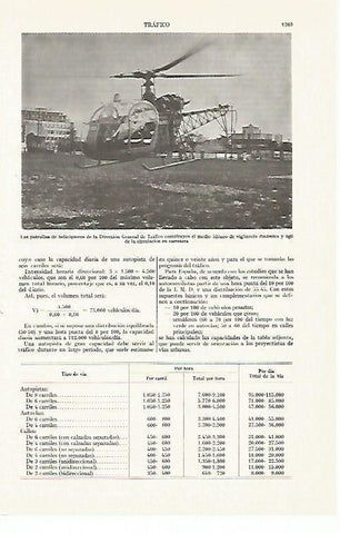LAMINA ESPASA 13526: Helicopteros de la Direccion General de Trafico