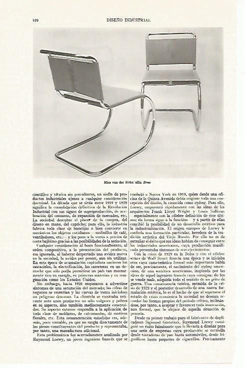 LAMINA ESPASA 13361: Silla Brno de Mies van der Rohe