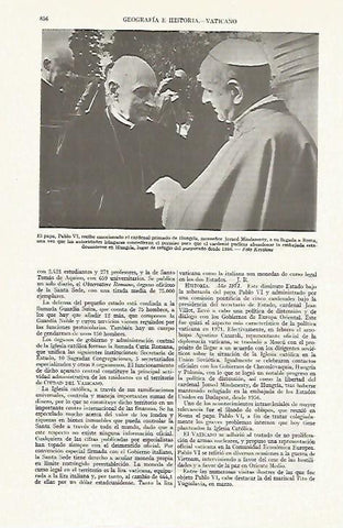 LAMINA ESPASA 13457: El papa Pablo VI