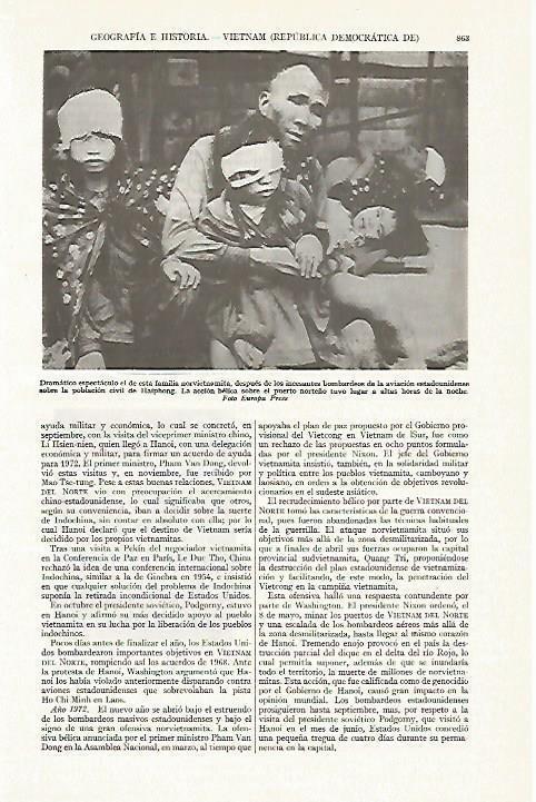 LAMINA ESPASA 13460: Familia del norte de Vietnam