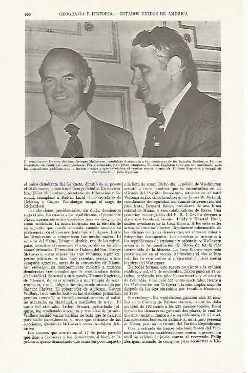 LAMINA ESPASA 13408: Georges McGoveern y Thomas Eagleton