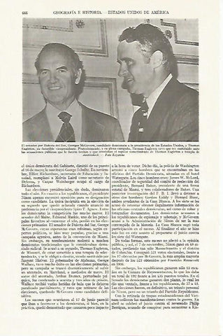 LAMINA ESPASA 13408: Georges McGoveern y Thomas Eagleton