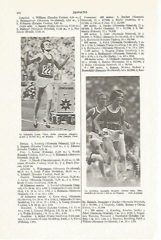 LAMINA ESPASA 13354: Lasse Viren y Ludmila Bragina