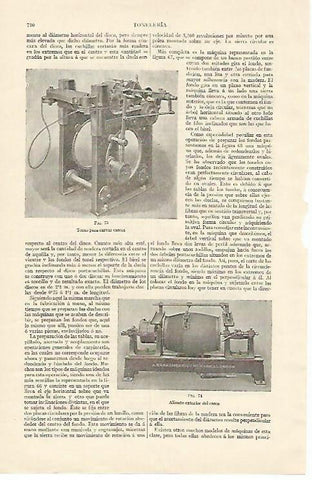 LAMINA ESPASA 1301: Torno para curvar cascos