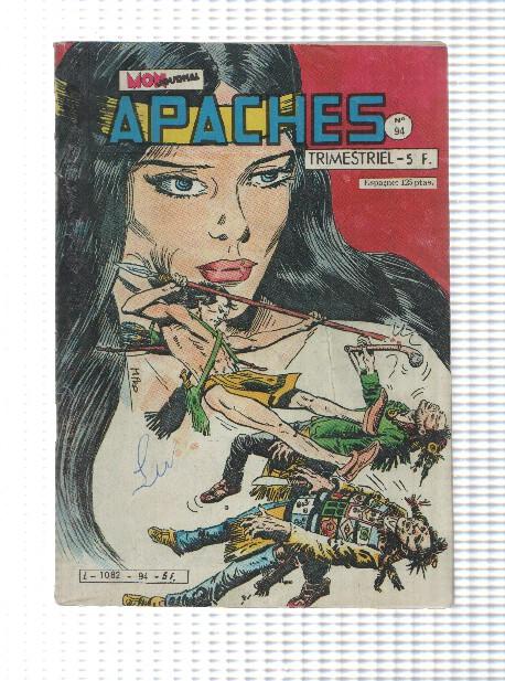 Comic Mon Journal: Apaches num 094, 7-1983 -  Letoile de la mort. Arok-Canada Jean-Mark Trail