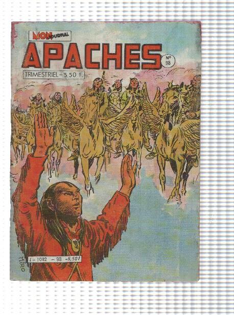 Comic Mon Journal: Apaches num 098, juillet 1984 - La vallee des morts. Arok-Canada Jean-Mark Trail