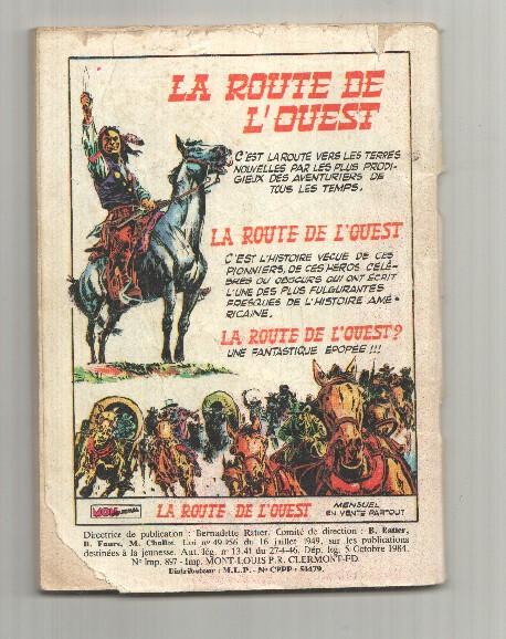 Comic Mon Journal: Apaches num 099, octobre 1984 - Gros Bichon. Arok-Canada Jean-Mark Trail