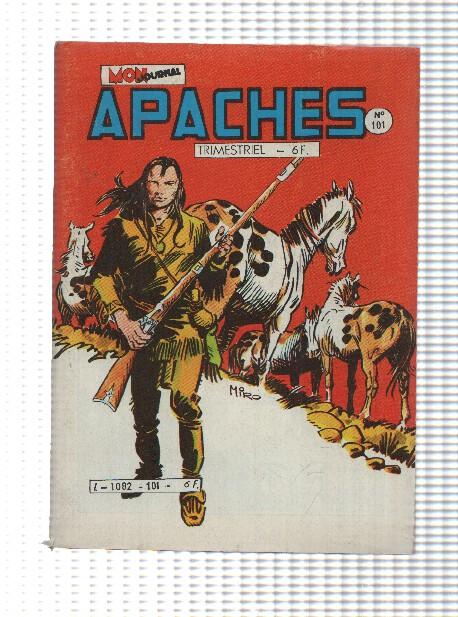 Comic Mon Journal: Apaches num 101, avril 1985 - Voleurs voles. Arok-Canada Jean-Mark Trail