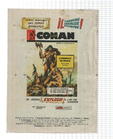 Comic Mon Journal: Apaches num 103, decembre 1985 - Le dernier des mandans. Arok-Canada Jean-Martin Gaucho