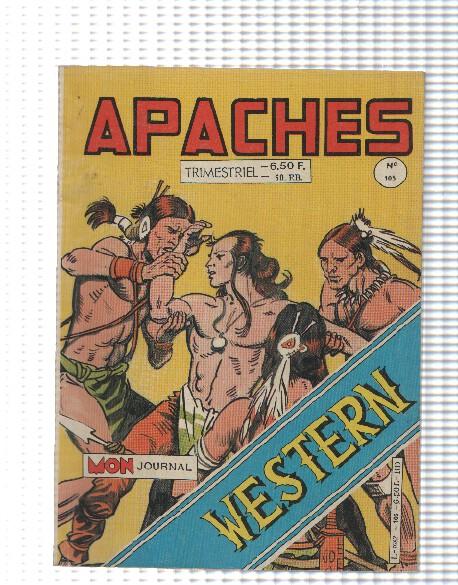 Comic Mon Journal: Apaches num 105, juin 1986 - Le denier de judas. Arok-Martin Gaucho-Johnny Flipper