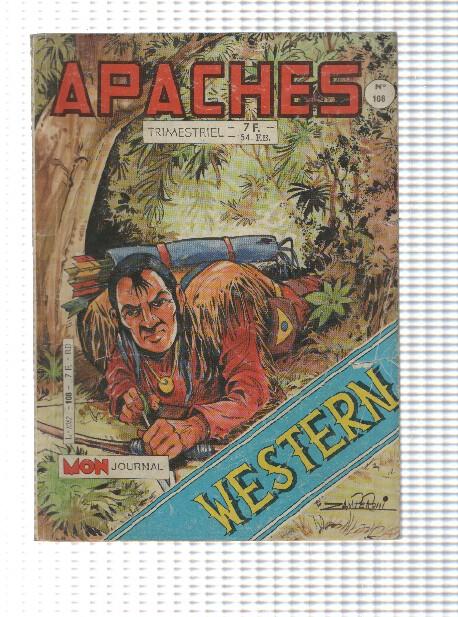 Comic Mon Journal: Apaches num 108, 1987 - Lesprit du bison. Arok-Rouletabille-Coeur courageux