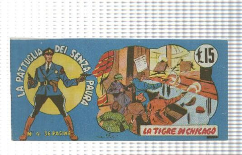 Comic: Fanzine num 04, La Pattuglia  dei senza paura, 1948 - La tigre di Chicago