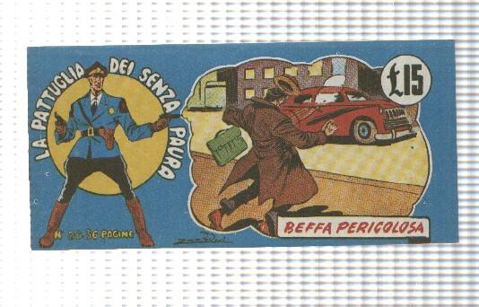 Comic: Fanzine num 20, La Pattuglia  dei senza paura, 1949 - Beffa Pericolosa