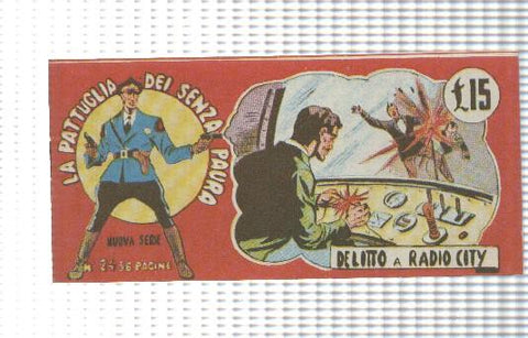 Comic: Fanzine num 24, La Pattuglia  dei senza paura, 1949 - Delito a Radio City