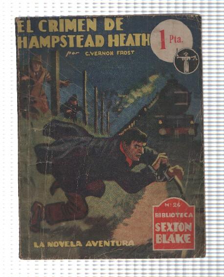 Novela Aventura: episodio 026, Biblioteca Sexton Blake - El crimen de Hampstead Heath  