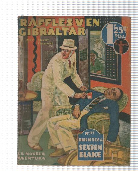 Novela Aventura: episodio 031, Biblioteca Sexton Blake - Raffles V en Gibraltar