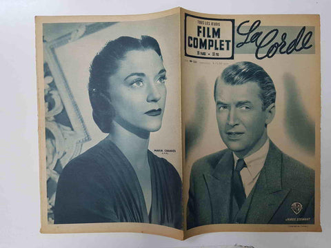 Revista: Film Complet num 231 (1950) - La corde. Portada: James Stewart