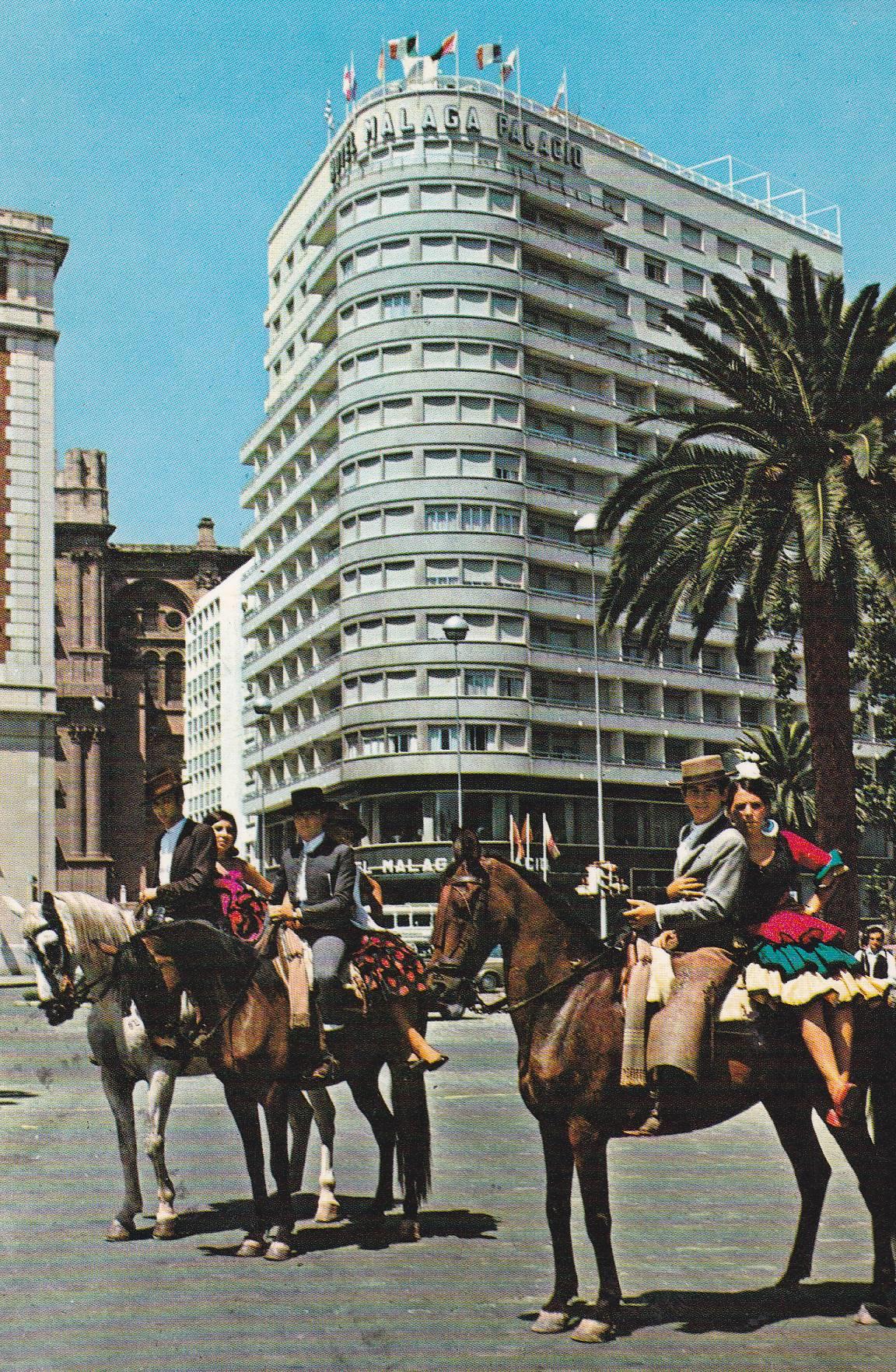 POSTAL B6817: MALAGA: HOTEL MALAGA PALACIO