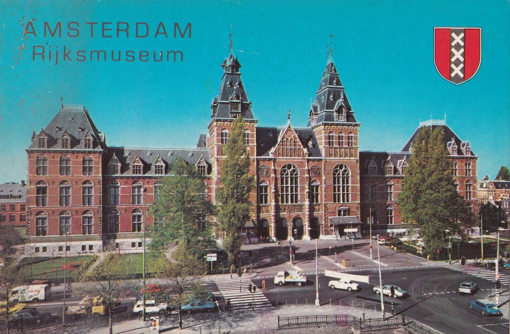 POSTAL B6842: AMSTERDAM: RIJKSMUSEUM