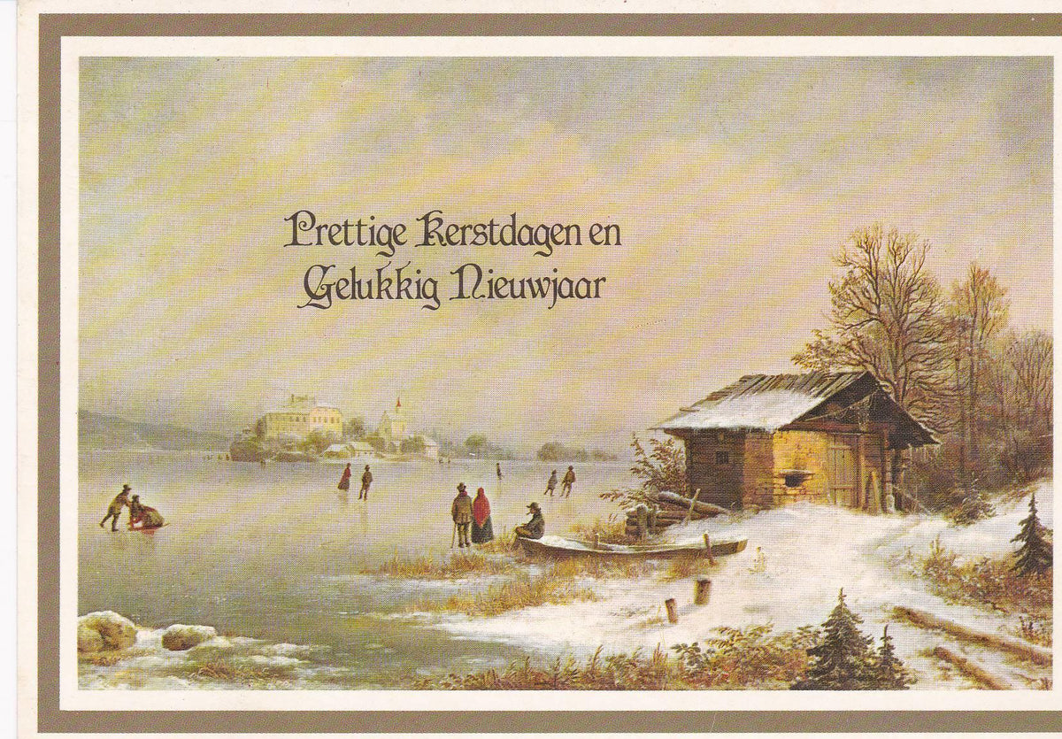 POSTAL B6846: FELICITACION NAVIDEÑA HOLANDESA