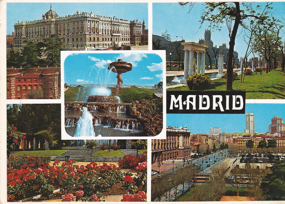 POSTAL B6868: RECUERDO DE MADRID