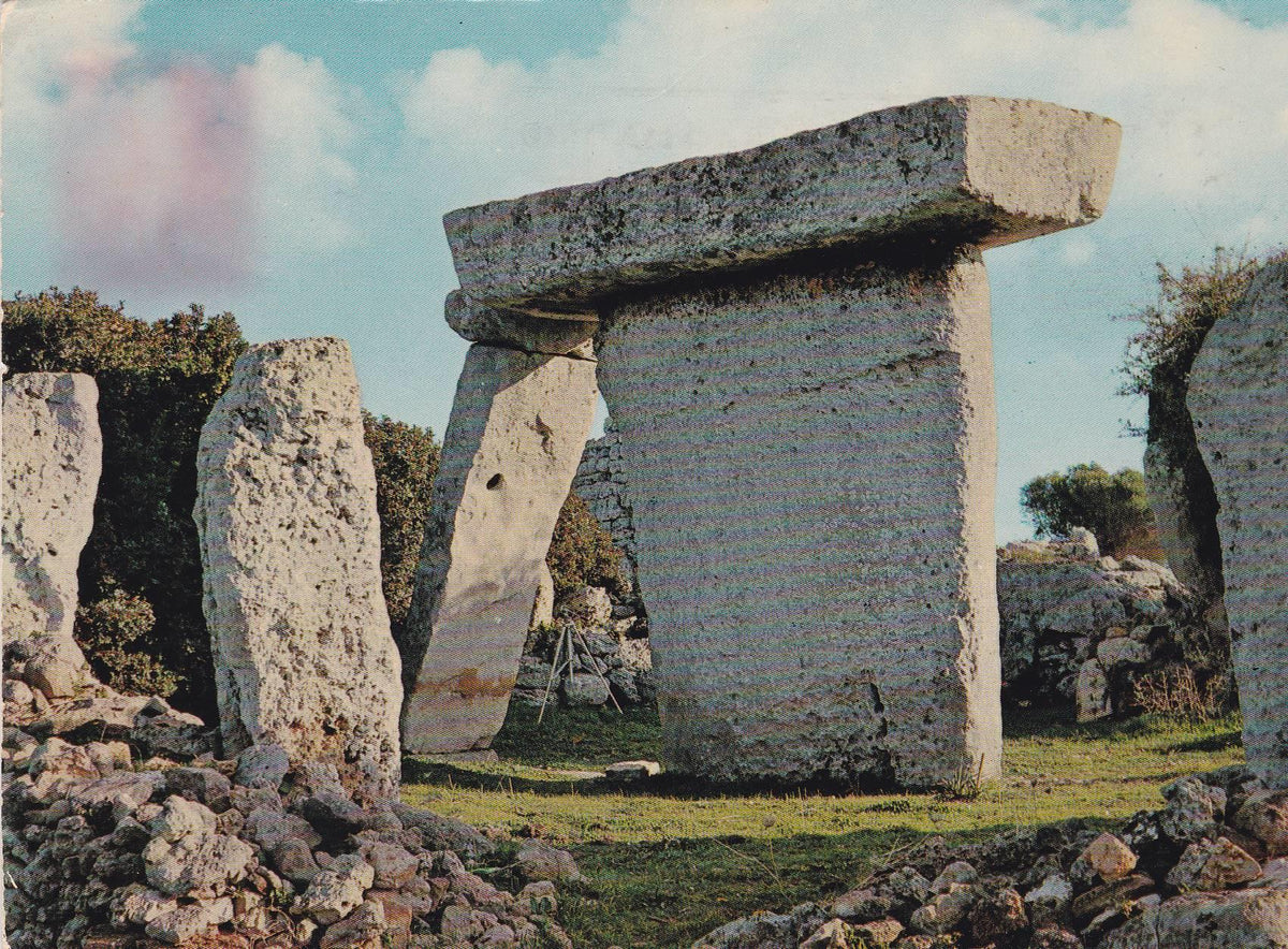 POSTAL B6883: MAHON: MONUMENTO MEGALITICO