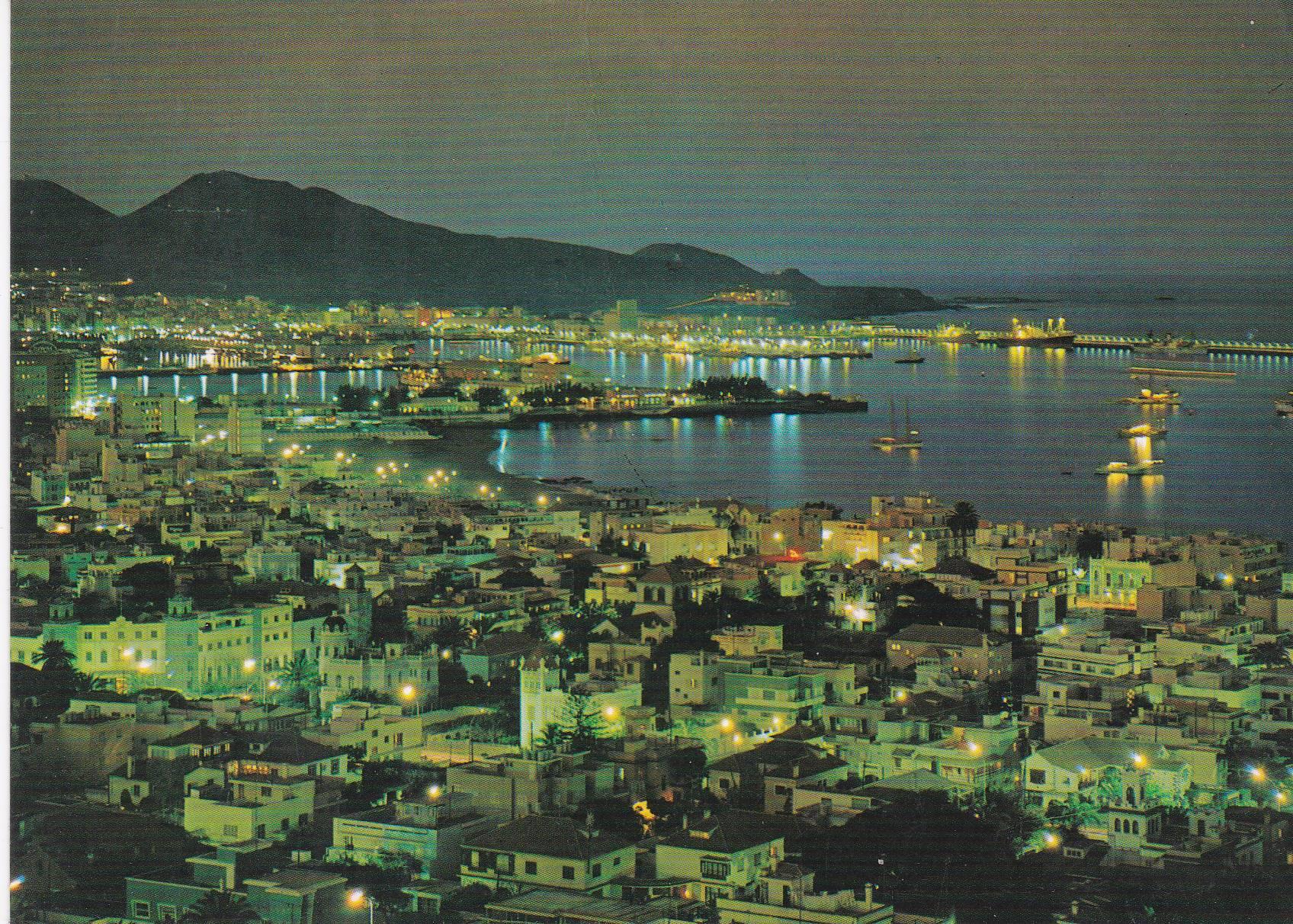 POSTAL B6899: LAS PALMAS: VISTA NOCTURNA