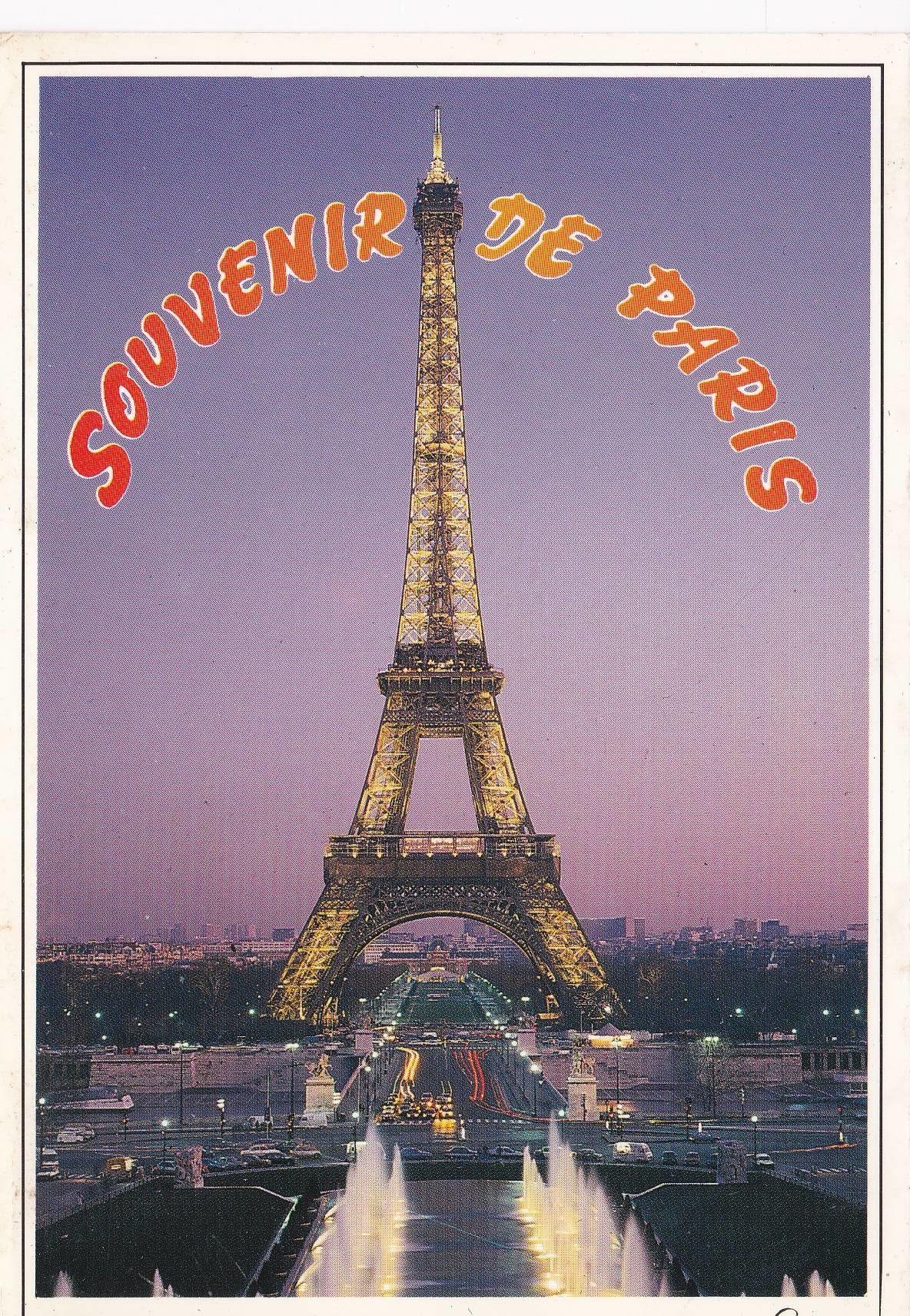 POSTAL B6907: PARIS: LA TORRE EIFFEL