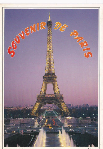 POSTAL B6907: PARIS: LA TORRE EIFFEL