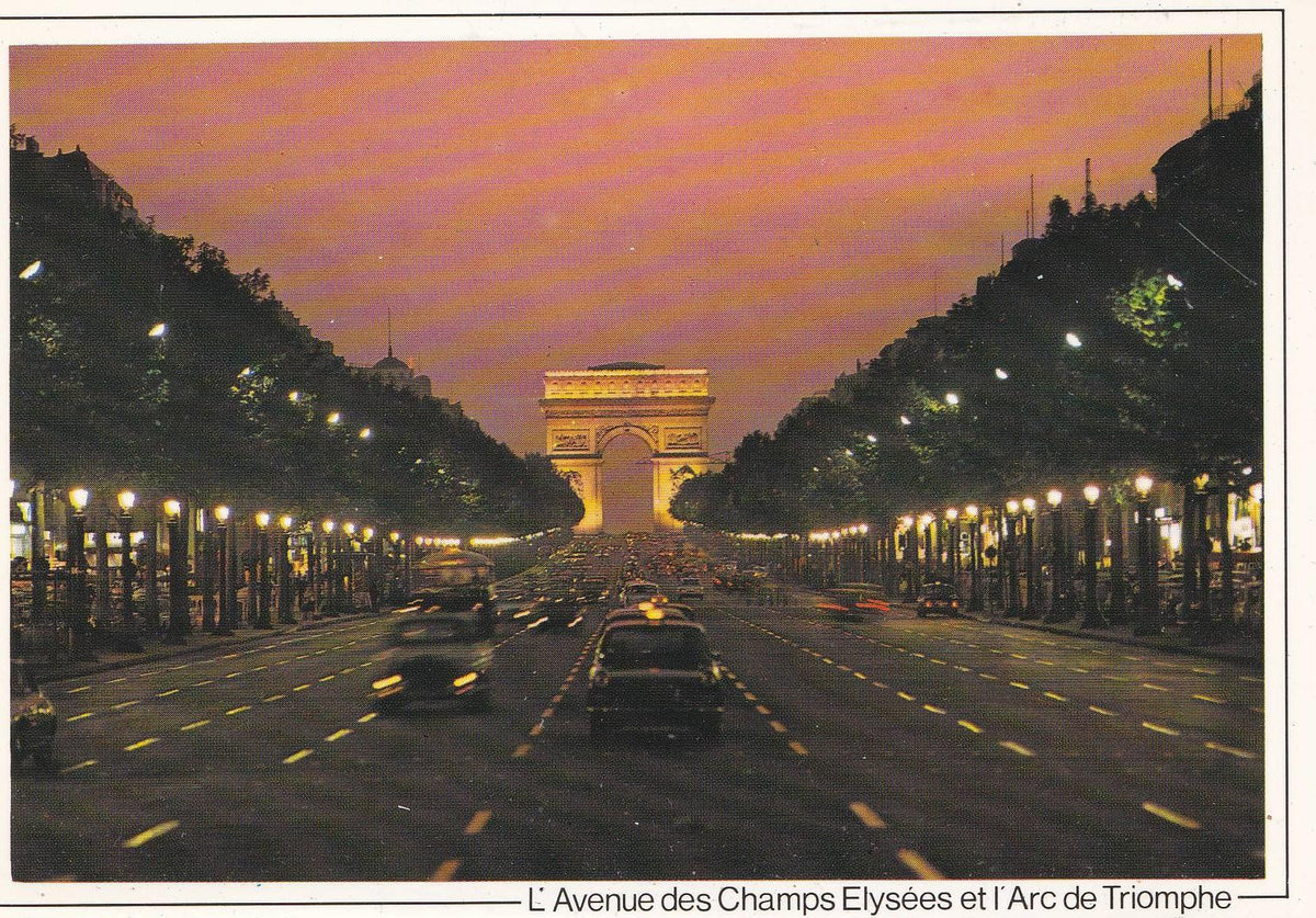 POSTAL B6910: PARIS: ARCO DE TRIUMFO