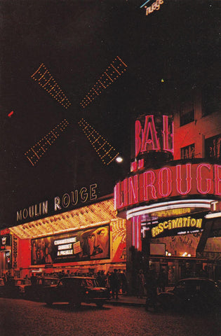 POSTAL B6916: PARIS: LE MOULIN ROUGE