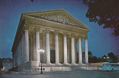 POSTAL B6921: PARIS: LA MADELEINE