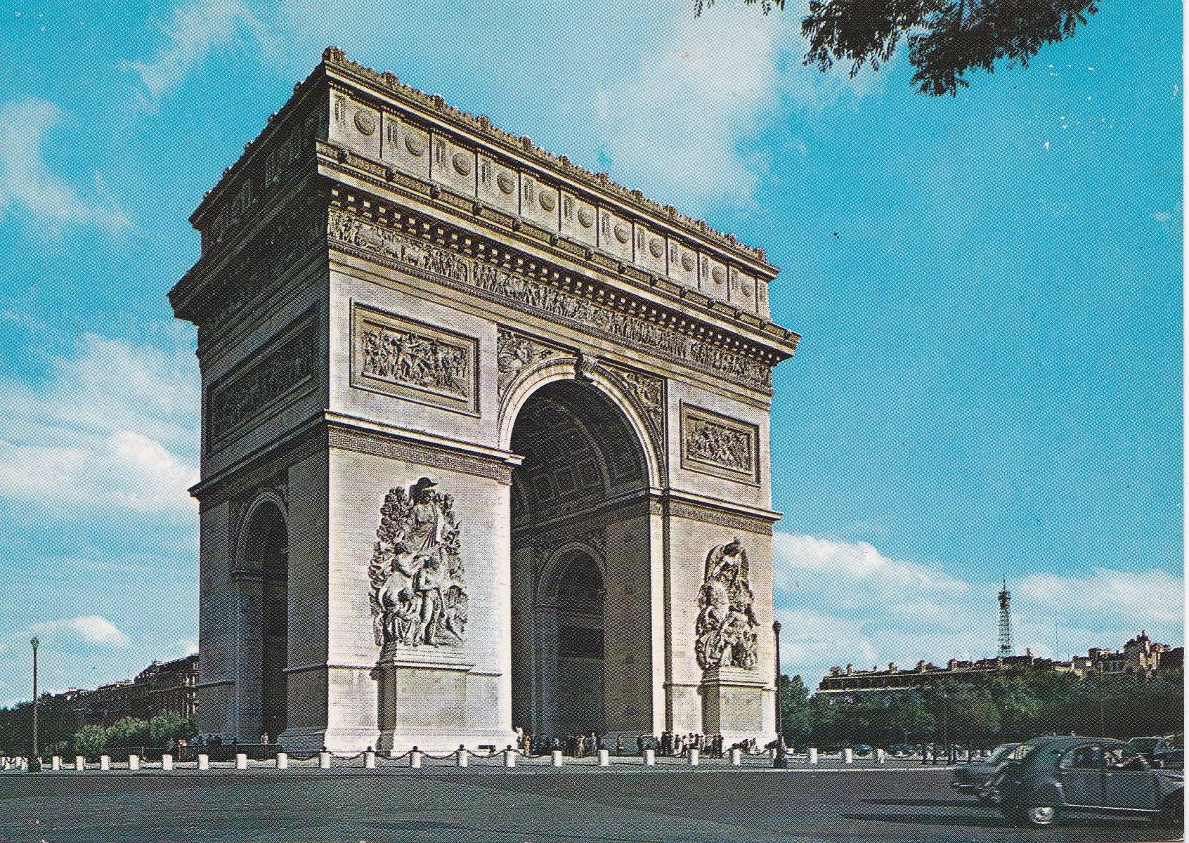 POSTAL B6922: PARIS: ARCO DE TRIUMFO