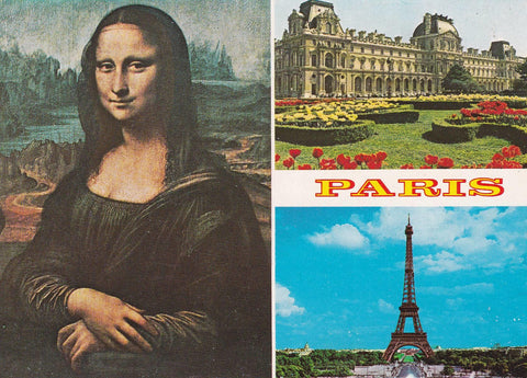 POSTAL B6923: LEONARDO DA VINCI: LA GIOCONDA