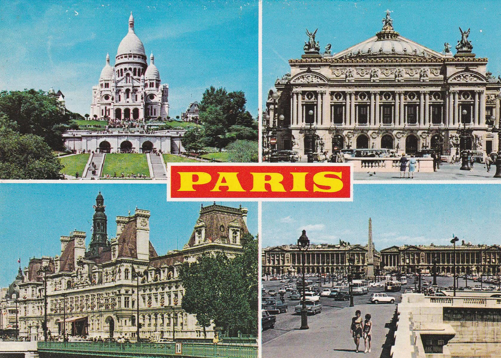 POSTAL B6924: PARIS: SACRE COEUR