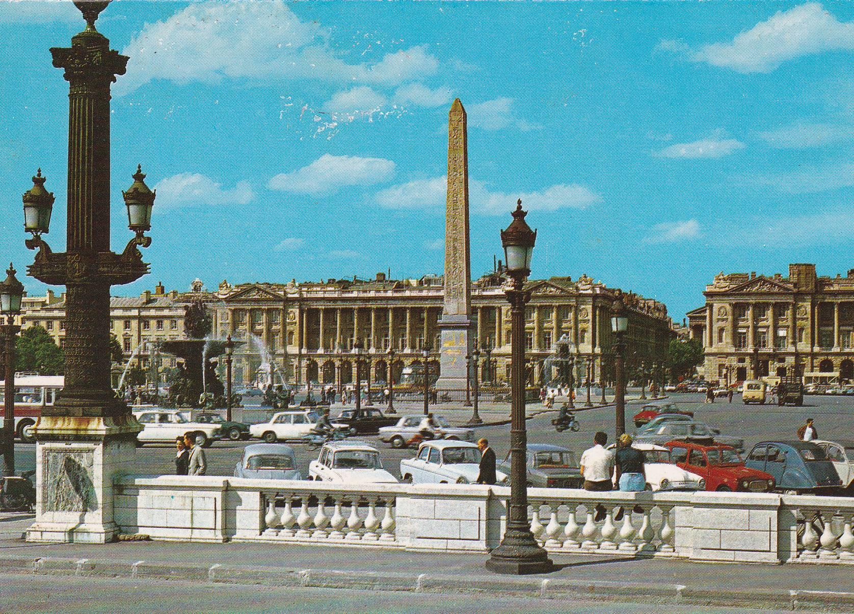 POSTAL B6926: PARIS: PLAZA DE LA CONCORDIA