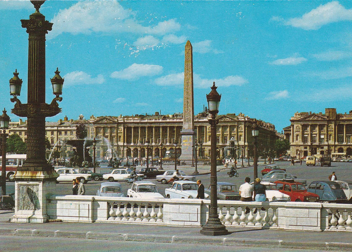 POSTAL B6926: PARIS: PLAZA DE LA CONCORDIA